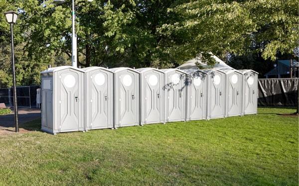 we offer delivery and pickup services for our special event porta potties, and our team will work with you to ensure that they are delivered and picked up at a convenient time for your event